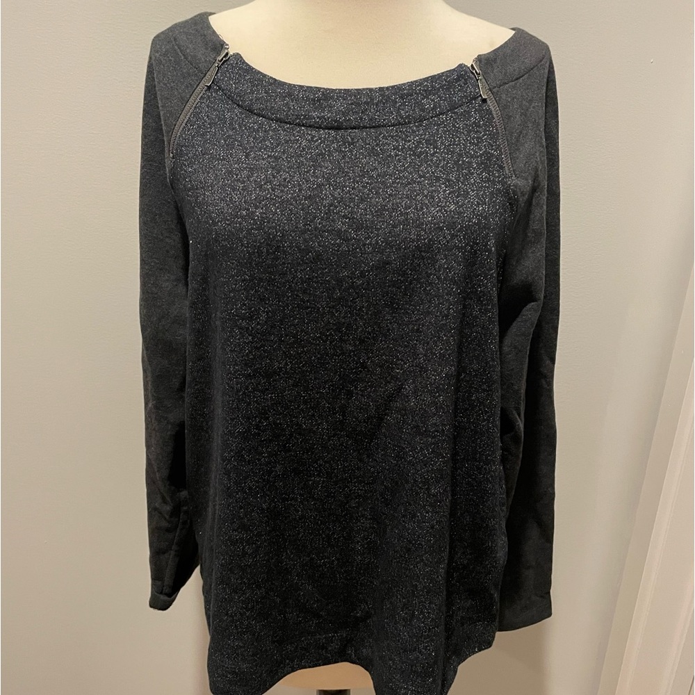 LOFT Sweater With 2 Front Zippers